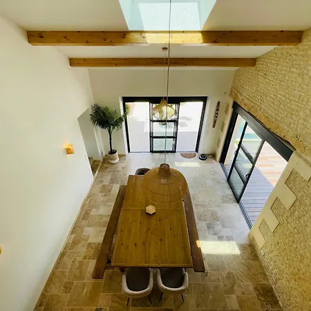 La Grange Avec Piscine 别墅 Aumagne